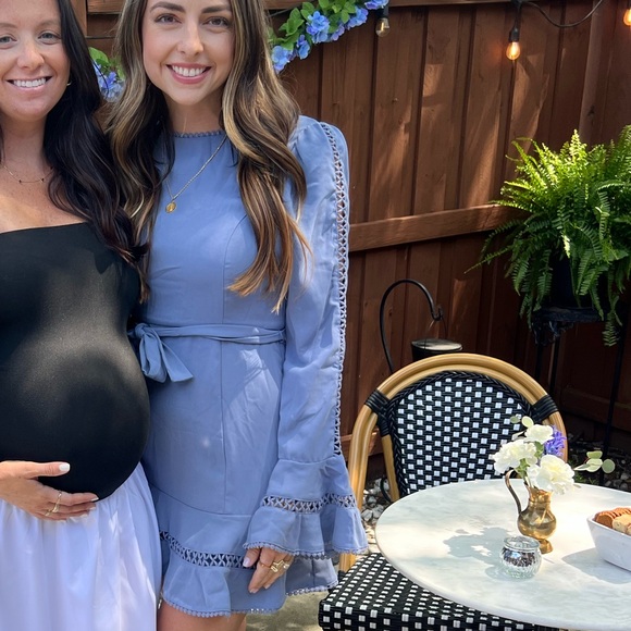 Elegant Blue Women's dress - Picture 3 of 3